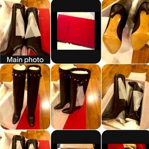 Knee High Boots - Leather - Valentino - New with Box